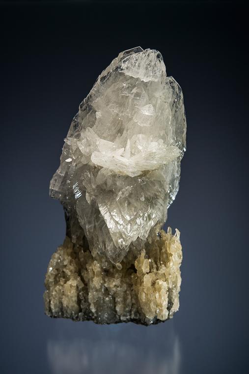 COLEMANITE on CALCITE